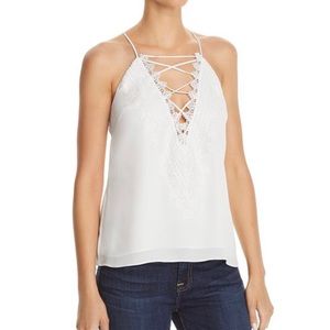 Poise Lace Up Cami white. From Nordstrom’s